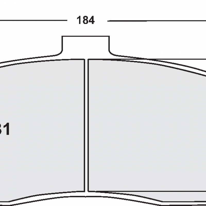 Sprint / medium distance compound with smooth bite. Race brake pads - Chevrolet Corvette
Vauxhallfront pad
